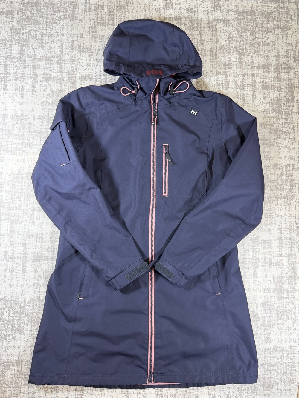 Helly Hansen Women’s Long Belfast Rain Jacket Size M 33x20